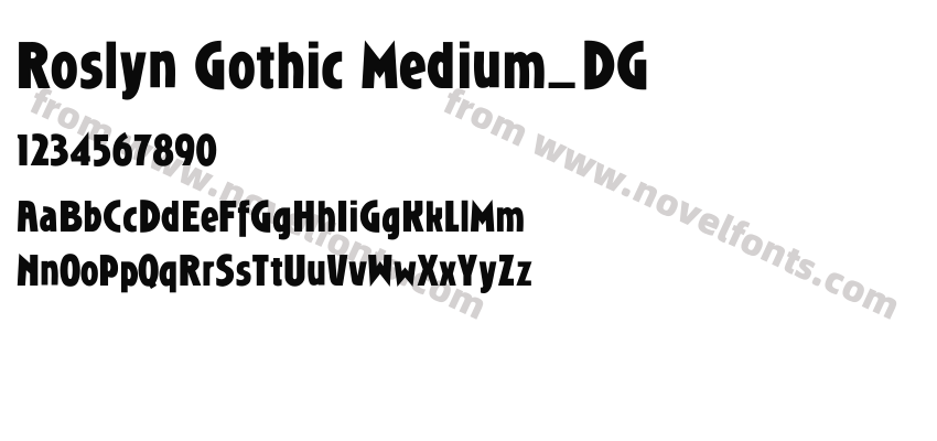 Roslyn Gothic Medium_DGPreview