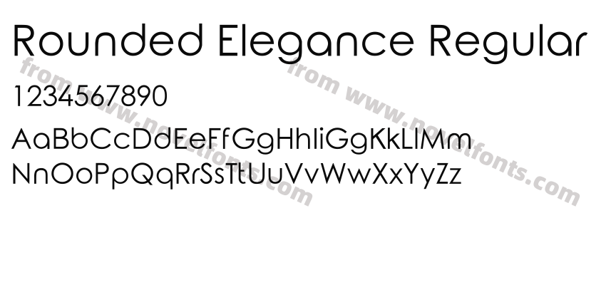 Rounded Elegance RegularPreview