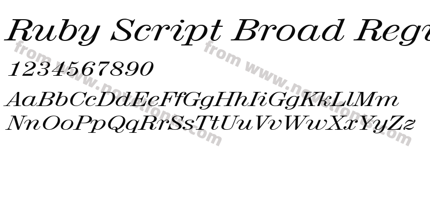 Ruby Script Broad RegularPreview