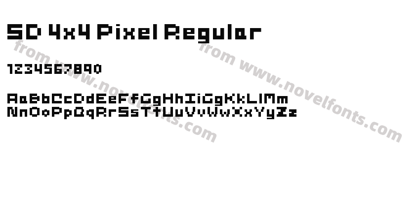 SD 4x4 Pixel RegularPreview