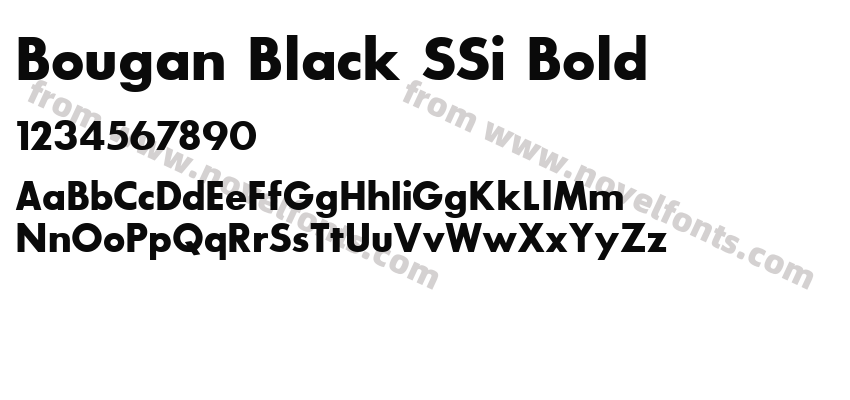 Bougan Black SSi BoldPreview