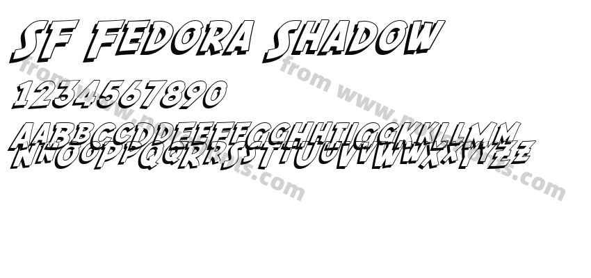 SF Fedora ShadowPreview