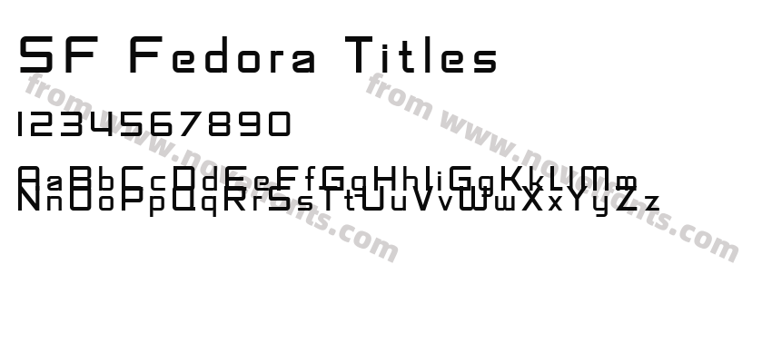 SF Fedora TitlesPreview