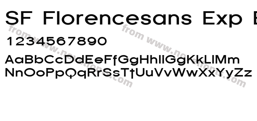 SF Florencesans Exp BoldPreview