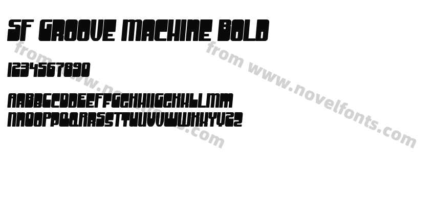 SF Groove Machine BoldPreview