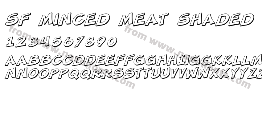 SF Minced Meat Shaded ObliquePreview