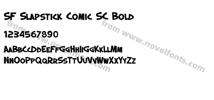 SF Slapstick Comic SC BoldPreview