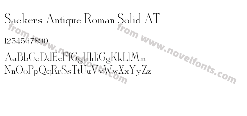 Sackers Antique Roman Solid ATPreview