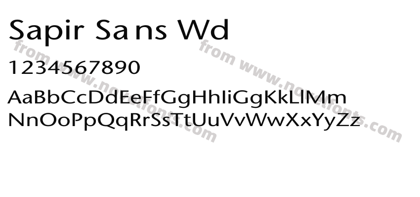 Sapir Sans WdPreview