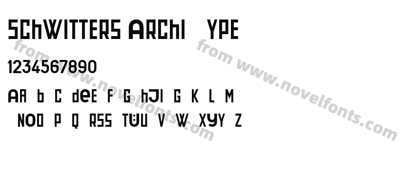 Schwitters Archi TypePreview