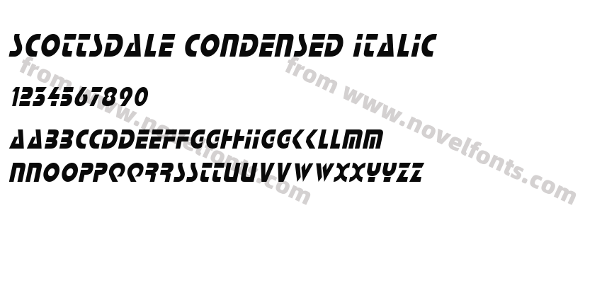 Scottsdale Condensed ItalicPreview