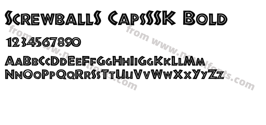 ScrewballS CapsSSK BoldPreview