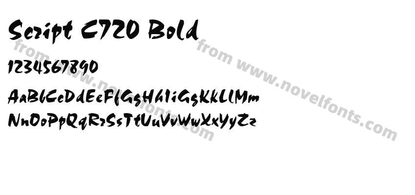 Script C720 BoldPreview