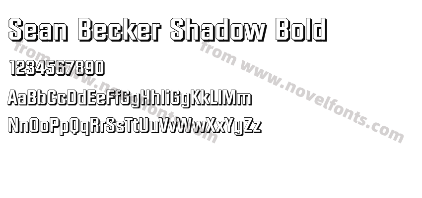 Sean Becker Shadow BoldPreview