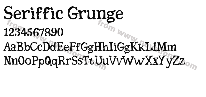 Seriffic GrungePreview