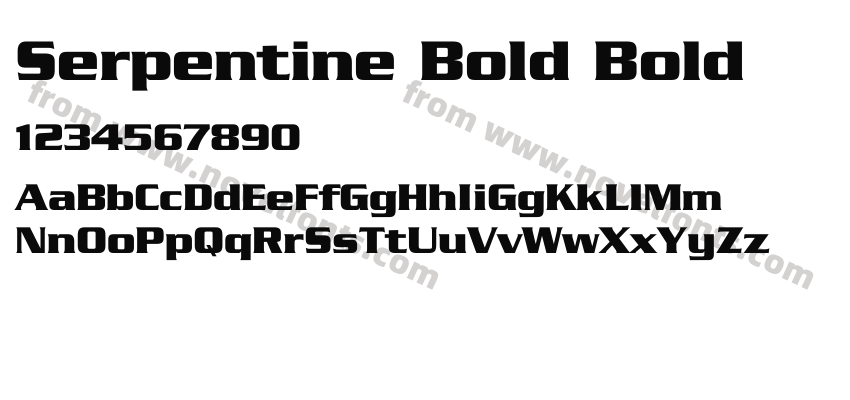 Serpentine Bold BoldPreview