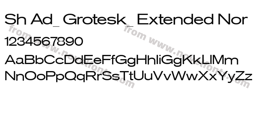 Sh Ad_ Grotesk_ Extended NorPreview