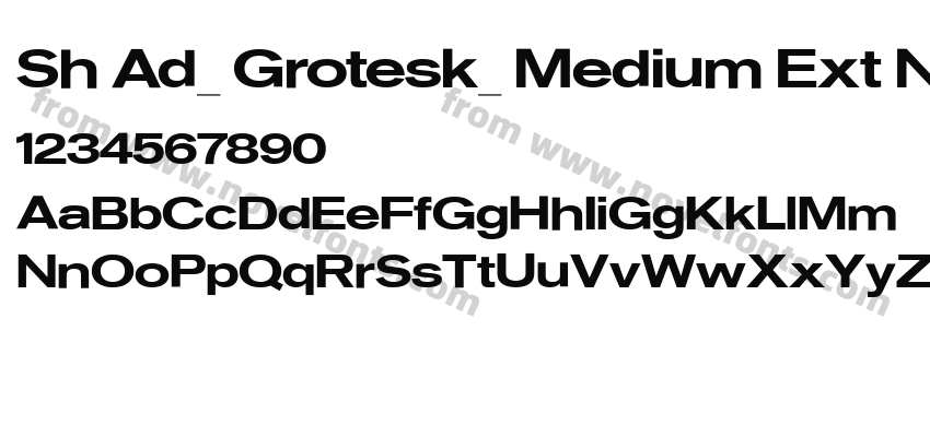 Sh Ad_ Grotesk_ Medium Ext NorPreview