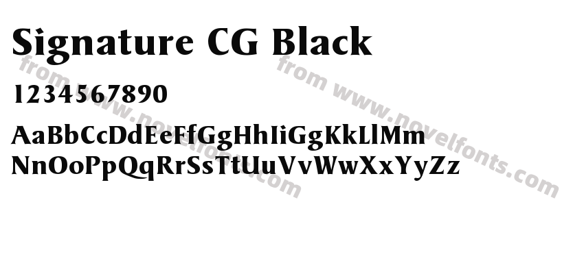 Signature CG BlackPreview