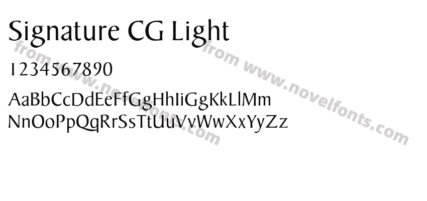 Signature CG LightPreview