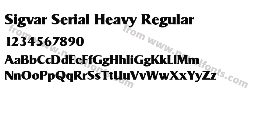 Sigvar Serial Heavy RegularPreview