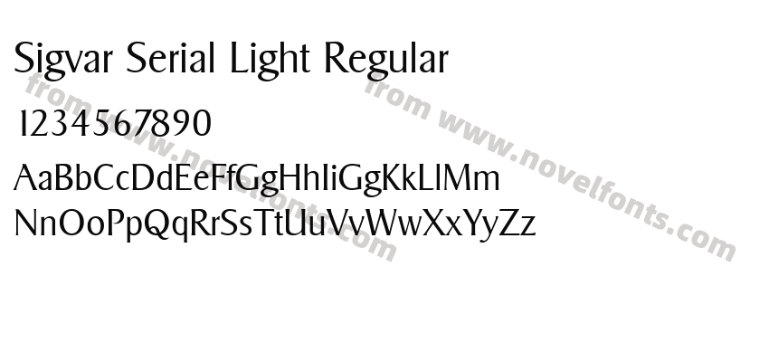 Sigvar Serial Light RegularPreview