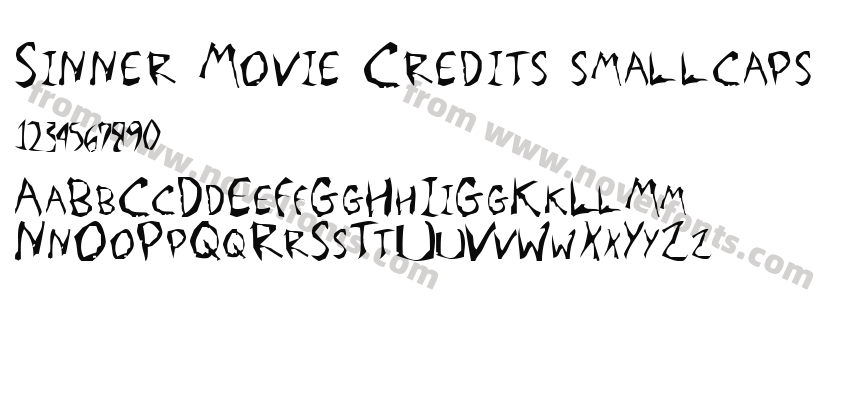 Sinner Movie Credits smallcapsPreview