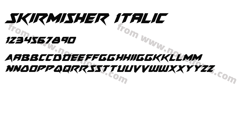 Skirmisher ItalicPreview