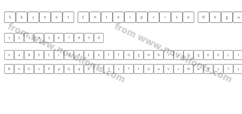 Skynet. Enterprise Regular KeyboardPreview