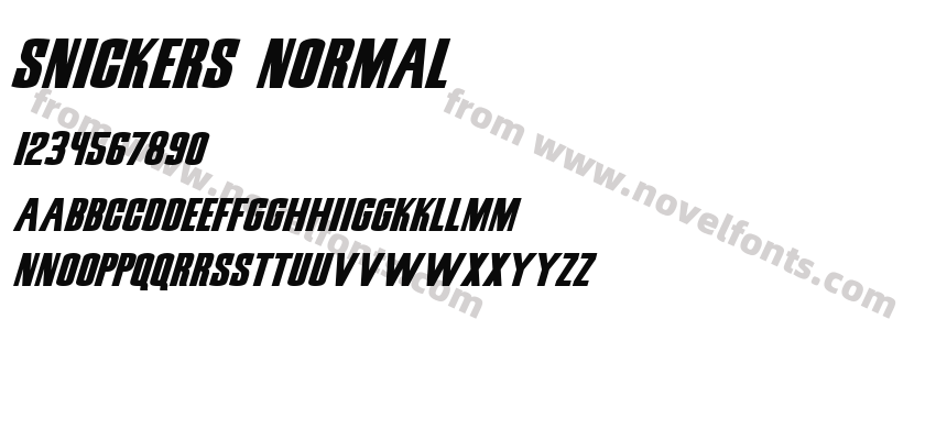 Snickers NormalPreview