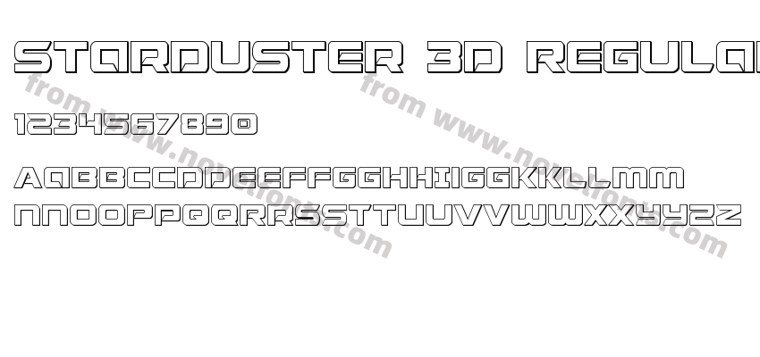 Starduster 3D RegularPreview