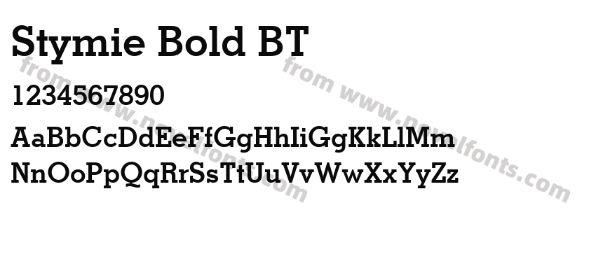 Stymie Bold BTPreview