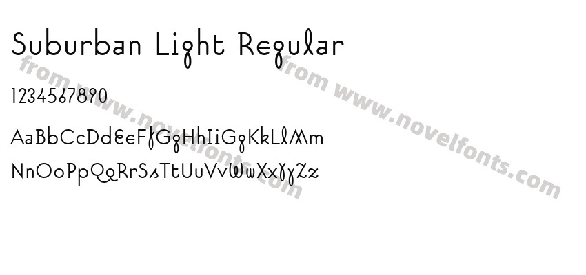 Suburban Light RegularPreview