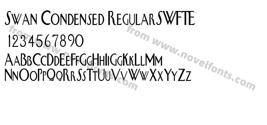 Swan Condensed RegularSWFTEPreview