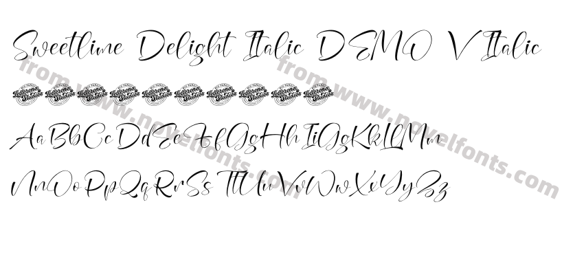 Sweetlime Delight Italic DEMO V ItalicPreview