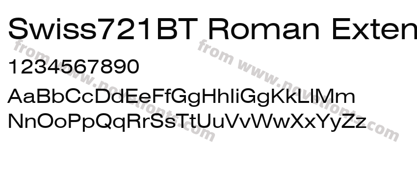 Swiss721BT Roman ExtendedPreview