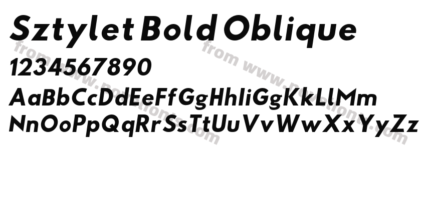 Sztylet Bold ObliquePreview