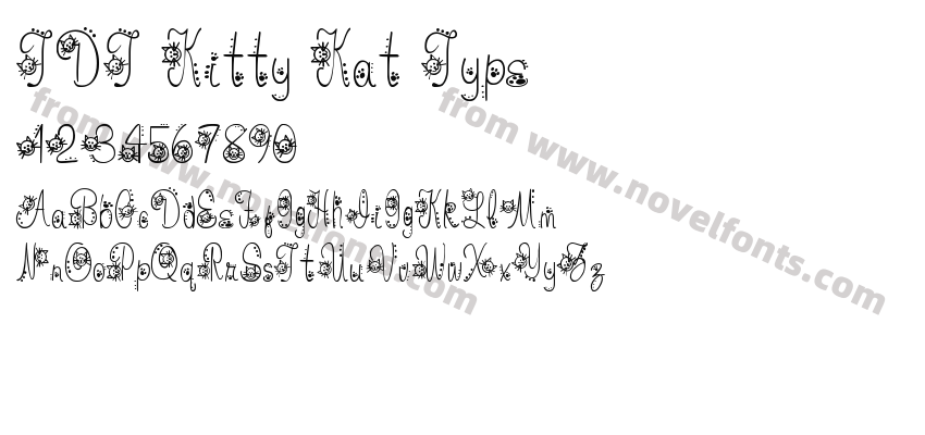 TDT Kitty Kat TypePreview