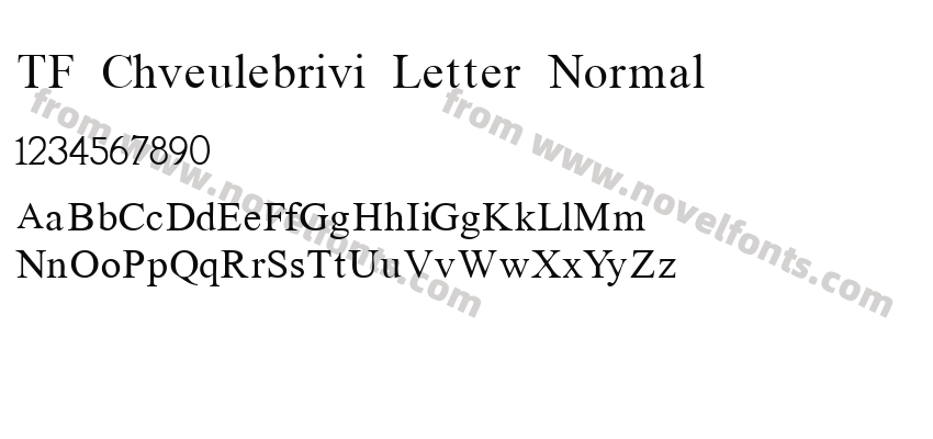 TF Chveulebrivi Letter NormalPreview