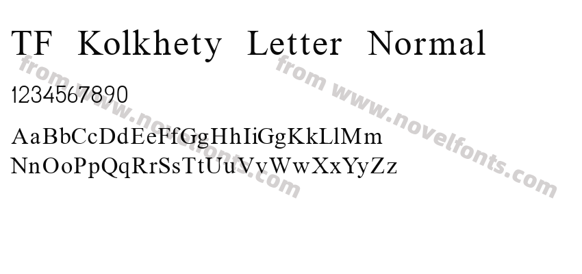 TF Kolkhety Letter NormalPreview