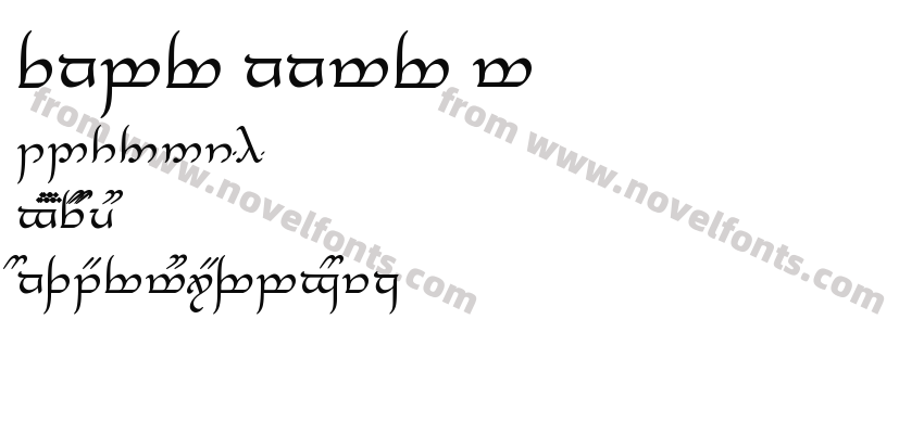 Tengwar Annatar AltPreview