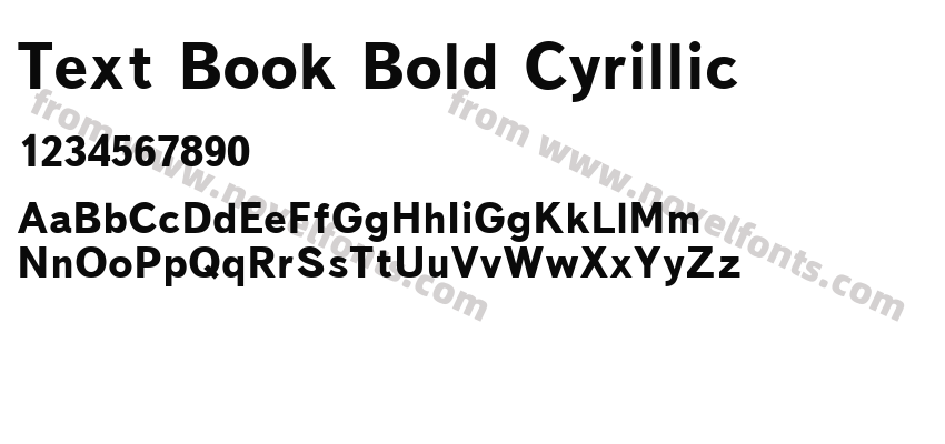 Text Book Bold CyrillicPreview