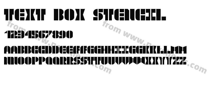 Text Box StencilPreview