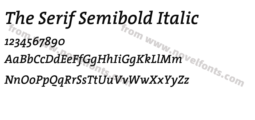 TheSerifSemiBold-ItalicPreview