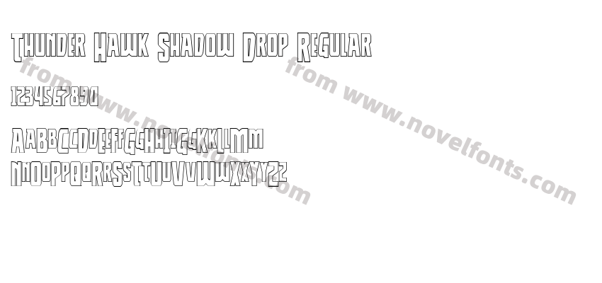 Thunder Hawk Shadow Drop RegularPreview