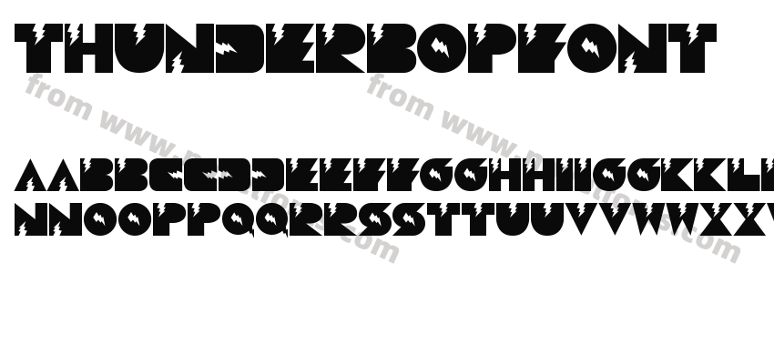 ThunderbopfontPreview