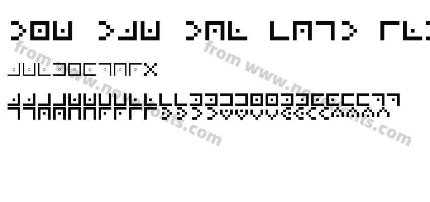 Tic Tac Toe Font RegularPreview