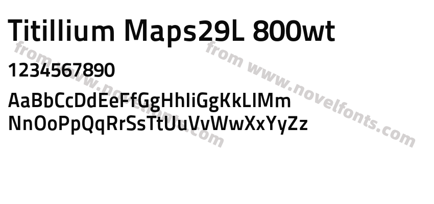 Titillium Maps29L 800wtPreview