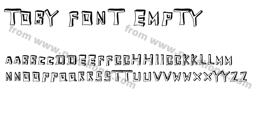 Toby Font EmptyPreview