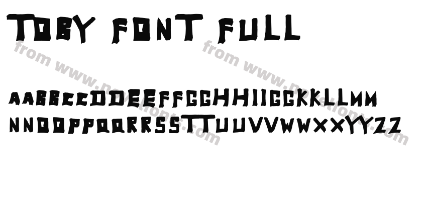 Toby Font FullPreview